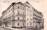 NÖ: Gruß aus Baden 1911 Hotel Herzoghof
